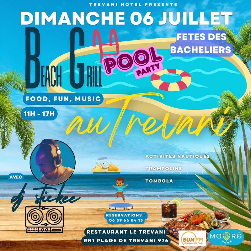 FÊTE DES BACHELIERS BEACH GRILL POOL PARTY